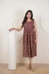 Naisha K 968 Cotton Printed One Piece Dress Summer Collection
